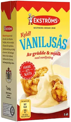 Ekströms Vanilla Sauce 5dl - Classic Swedish Dessert Topping