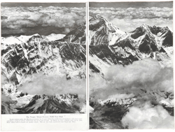 1954 Mt Everest Image Original Magazine Pages Advertisement