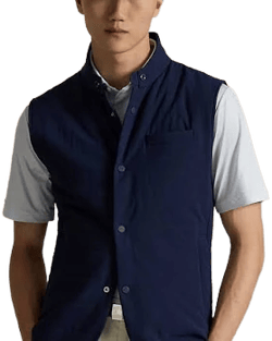 Ralph Lauren Men's Quilted Mockneck Vest