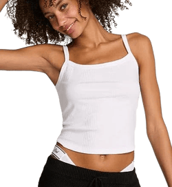 Women's Pink Multi Rib Cami