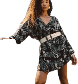 12th Tribe Donna Floral Mini Dress