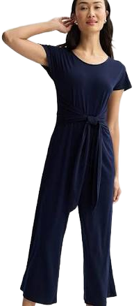 Robbie Bee Tie Waist Jumpsuit