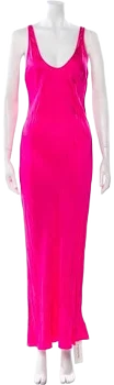 L'Agence Dresses Scoop Neck Long Dress S