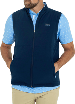 Flyer Quilted Vest Stay Warm and Comfortable On and Off The Course