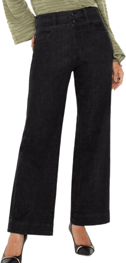 Liverpool Women's Stride High-Rise Wide-Leg Jeans