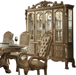 Dresden 4 Drawers Buffet & Hutch