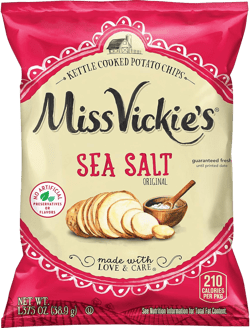Miss Vickie's Flavored Potato Chips, Original, 28 Count,Packaging may Vary