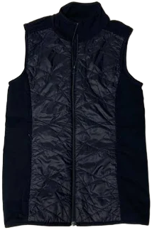 Athleta Black Puffer Vest