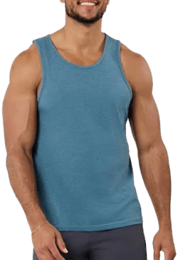 INTO THE AM Basic Tank Tops for Men Minimal Plain Tanks for Beach Exercise Casual Wear S