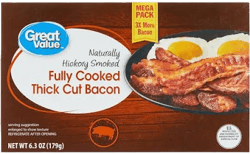 Great Value Hickory Smoked Fully Cooked Bacon