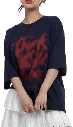 Oversized Graphic Short-Sleeve Tee