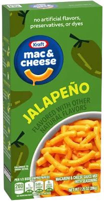 Kraft Jalapeño Flavored with Other Natural Flavors Mac & Cheese Dinner Cups