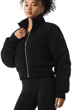 Alo Darling Puffer Top