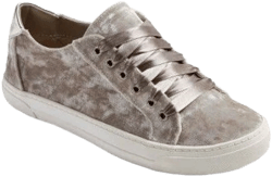 Brand Dv Women's Velour Lace Up Casual Sneakers