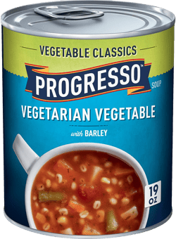 Progresso Vegetable Classics Soup, Vegetable Barley, 19 oz (Pack of 6) Vegetable Barley 19 Ounce (Pack of 6)
