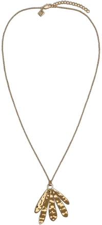 Women's Gold Leaf Pendant Necklace