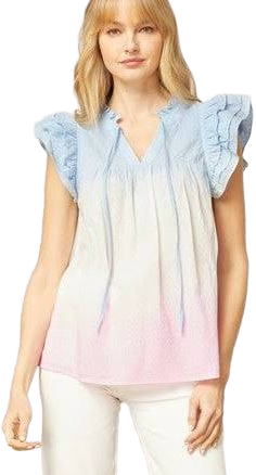 Keep Dreamin' Ruffle Sleeve Top