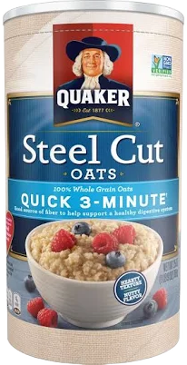 Quaker Oats Quick 3-Minute Steel Cut 25 oz