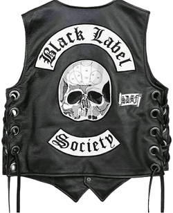 Zakk Wylde Men's Leather Vest Jacket