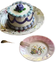 Vintage Cake Plates (Set of 4)