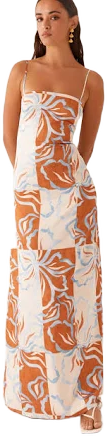 Aster Bloom Maxi Dress