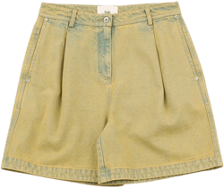 Folk Women's Bleached Denim Boyfriend Shorts