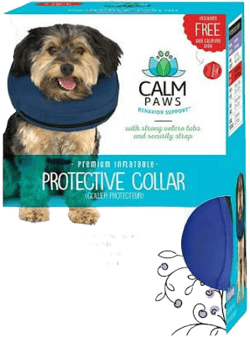 Calm Paws Protective Inflatable Collar with Calming Disk