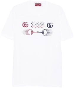 Gucci Men's White T-Shirts &amp; Vests