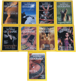 National Geographic Magazines 1998 Missing May-June and November Issues
