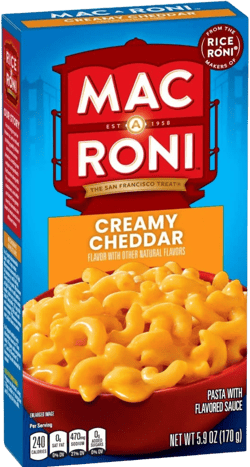 Mac-A-Roni Creamy Cheddar Pasta