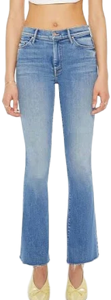 Mother Women's The Weekend Fray Hem Bootcut Jeans