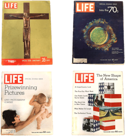 Special Issue Life Magazines, Saturday Evening Post, Newsweek and Look Magazines - Vintage Collectible Ads, News, Sports, & Retro Fashion