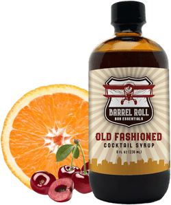 Barrel Roll Bar Essentials Cocktail Mixers - Old Fashioned Cocktail Kit - All-Natural Old Fashioned Drink Mix - USA Handcrafted Cocktail Syrups - Small Batch Cocktail Bitters w/ Cane Sugar - 8 Ounce Old Fashioned 8 Fl Oz (Pack of 1)