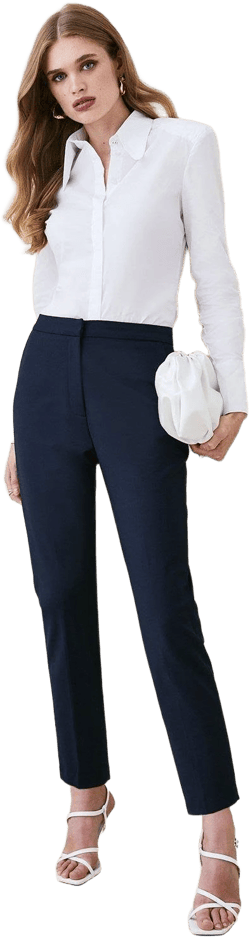 Karen Millen Women's Essential Techno Woven Pants