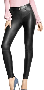 Hue Women's Leatherette Leggings