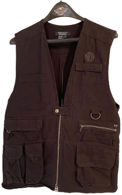 Pre-owned " Men's Nra 5.11 Black Tactical Vest" Size: Medium"