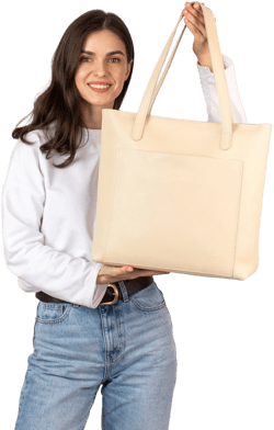 Leather Tote Shoulder Bag