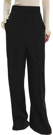 Selvan High Waist Creased Trousers