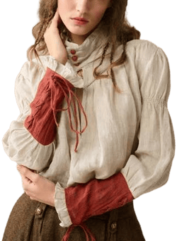 Yedda 22 buttoned linen shirt blouse