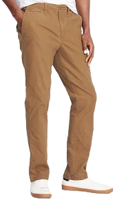 Old Navy Men's Lived-in Straight Flex Chino