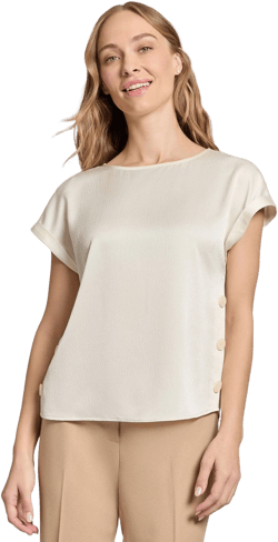 Jones New York Women's Button Detail Blouse