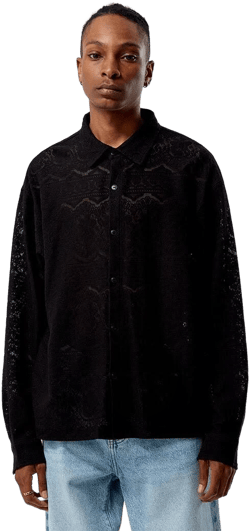 Men's Lace Long Sleeve Shirt