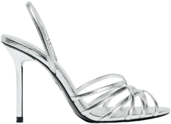 Zara Women's Metallic Heeled Sandals