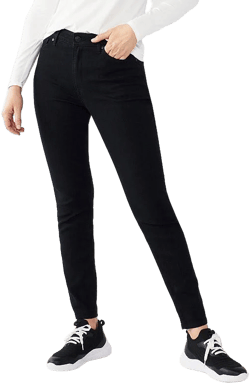 Nine West Women's Curvy High-Waist Skinny Jeans