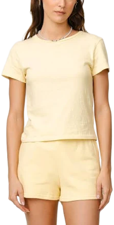 Lisa Recycled Cotton Crew Tee