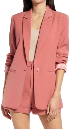Endless Rose Women's Single-Breasted Blazer