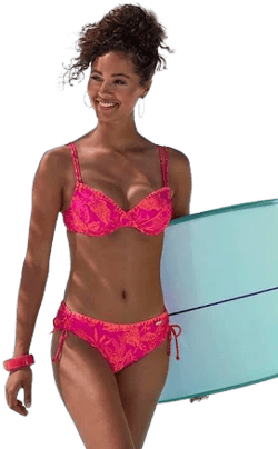 Venice Beach Bikini Floral Underwire Top