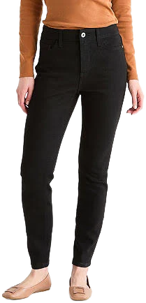 St. John's Bay Women's Mid Rise Skinny Fit Jeans