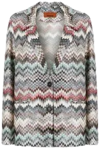 Missoni Women's Single-Breasted Snake Blazer