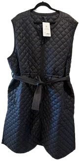 Athleta Black Quilted Vest